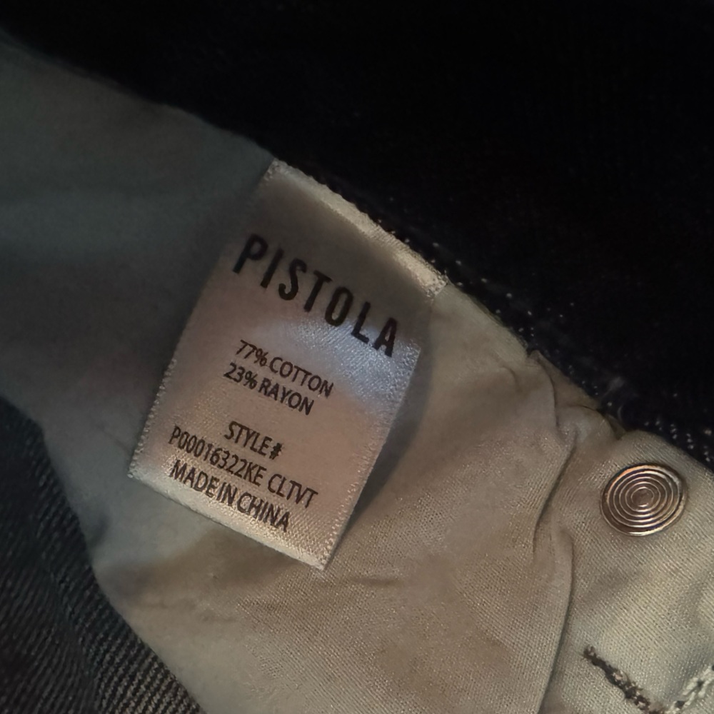 Pistola Cassie Dark Blue Flare & Wide Leg Jeans - Picture 11 of 11